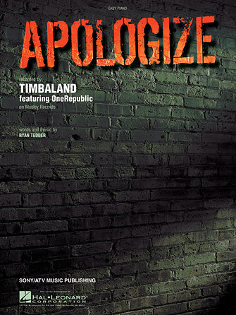 Apologize Sheet Music Preview