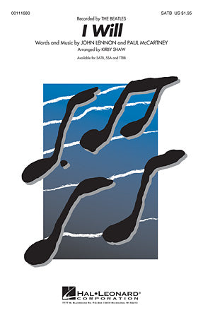 I Will (arr. Kirby Shaw) Sheet Music Preview