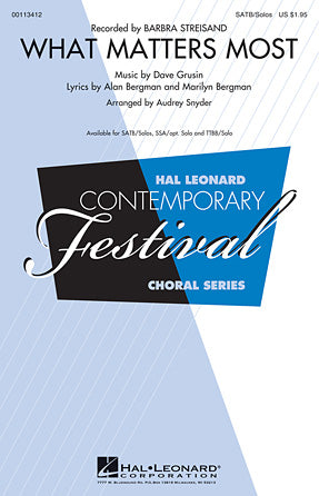 What Matters Most Sheet Music Preview