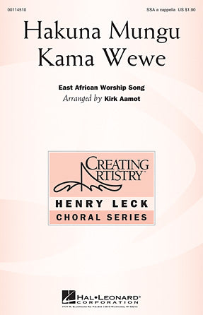Hakuna Mungu Kama Wewe Sheet Music Preview