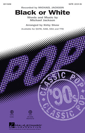 Black or White - Bass Sheet Music Preview