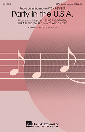 Party In The U.S.A. Sheet Music Preview