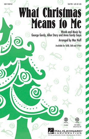 What Christmas Means To Me Sheet Music Preview