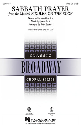 Sabbath Prayer (from Fiddler On The Roof) Sheet Music Preview