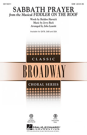 Sabbath Prayer (from Fiddler On The Roof) Sheet Music Preview