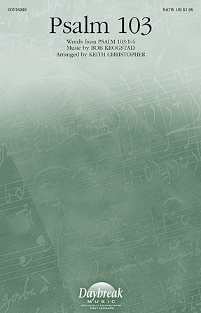 Psalm 103 Sheet Music Preview