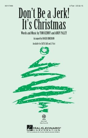 Don't Be A Jerk It's Christmas Sheet Music Preview