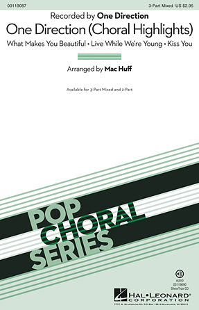 One Direction (Choral Highlights) Sheet Music Preview