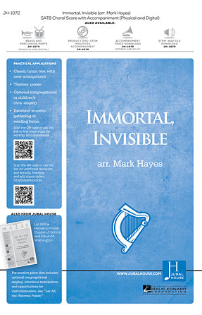 Immortal, Invisible, God Only Wise (arr. Mark Hayes) Sheet Music Preview