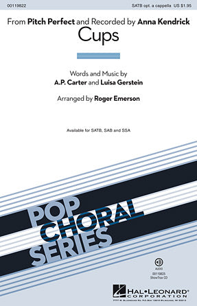 Cups (from Pitch Perfect) (arr. Roger Emerson) Sheet Music Preview