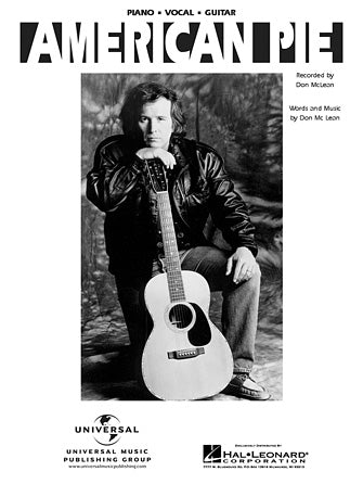 American Pie Sheet Music Preview