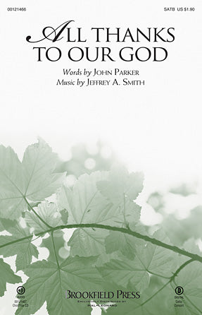 All Thanks to Our God Sheet Music Preview