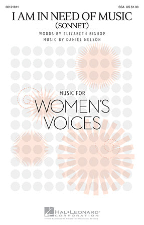 I Am In Need Of Music (Sonnet) Sheet Music Preview