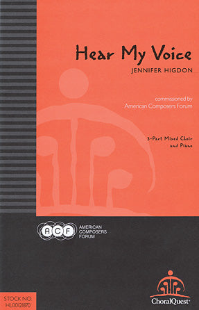 Hear My Voice Sheet Music Preview