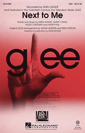 Next To Me Sheet Music Preview
