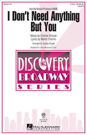 I Don't Need Anything But You Sheet Music Preview