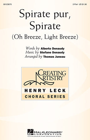 Spirate Pur, Spirate (Oh Breeze, Light Breeze) Sheet Music Preview