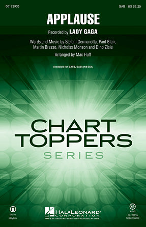 Applause Sheet Music Preview
