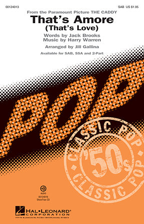 That's Amore (That's Love) (arr. Jill Gallina) Sheet Music Preview