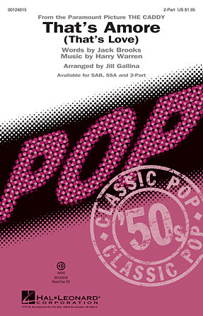 That's Amoré (That's Love) (arr. Jill Gallina) Sheet Music Preview
