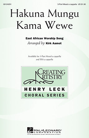 Hakuna Mungu Kama Wewe Sheet Music Preview