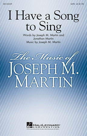 I Have A Song To Sing Sheet Music Preview