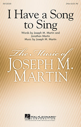 I Have A Song To Sing Sheet Music Preview