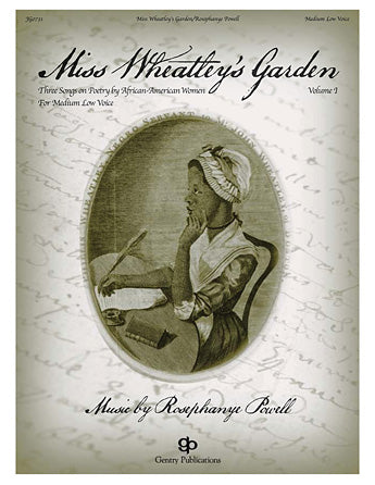 Miss Wheatley's Garden (Medium Low Voice) Sheet Music Preview