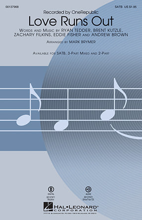 Love Runs Out (arr. Mark Brymer) Sheet Music Preview