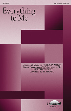 Everything To Me Sheet Music Preview