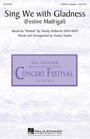 Sing We With Gladness (Festive Madrigal) Sheet Music Preview