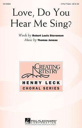 Love, Do You Hear Me Sing? Sheet Music Preview