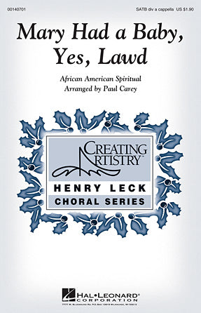 Mary Had A Baby Sheet Music Preview