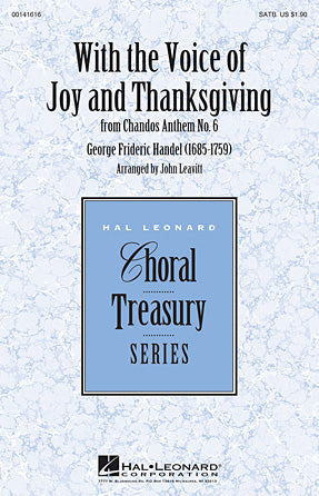 With The Voice Of Joy And Thanksgiving Sheet Music Preview