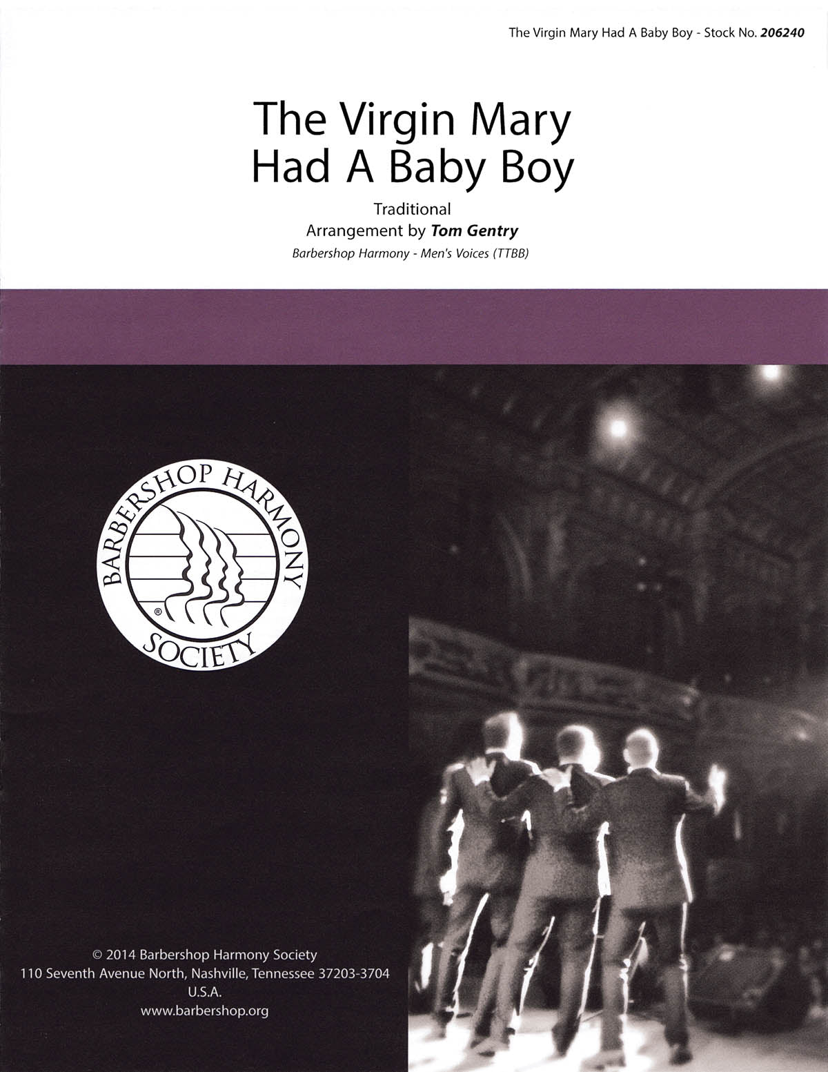 The Virgin Mary had a Baby Boy (arr. Tom Gentry) Sheet Music Preview