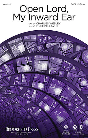 Open Lord, My Inward Ear Sheet Music Preview