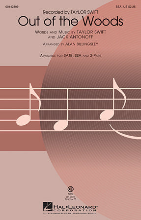 Out Of The Woods Sheet Music Preview