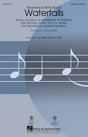 Waterfalls Sheet Music Preview