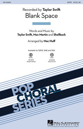 Blank Space (arr. Mac Huff) - Drums Sheet Music Preview