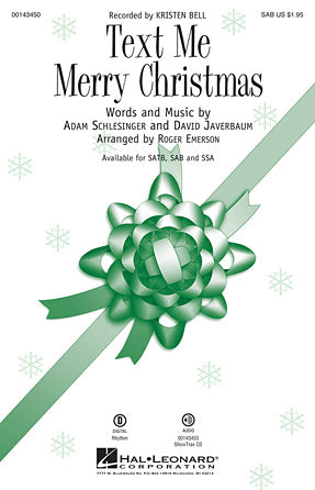 Text Me Merry Christmas (arr. Roger Emerson) Sheet Music Preview