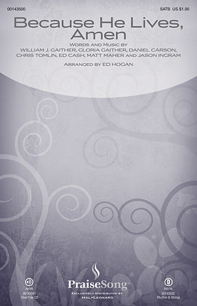 Because He Lives, Amen (arr. Ed Hogan) - Double Bass Sheet Music Preview