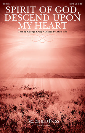 Spirit Of God, Descend Upon My Heart Sheet Music Preview