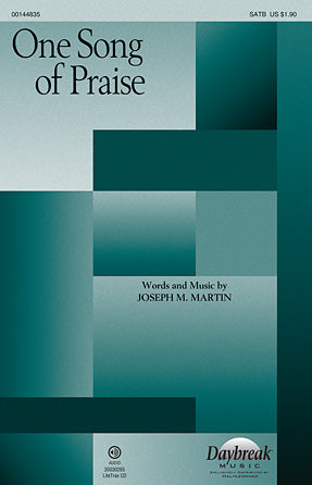 One Song Of Praise Sheet Music Preview