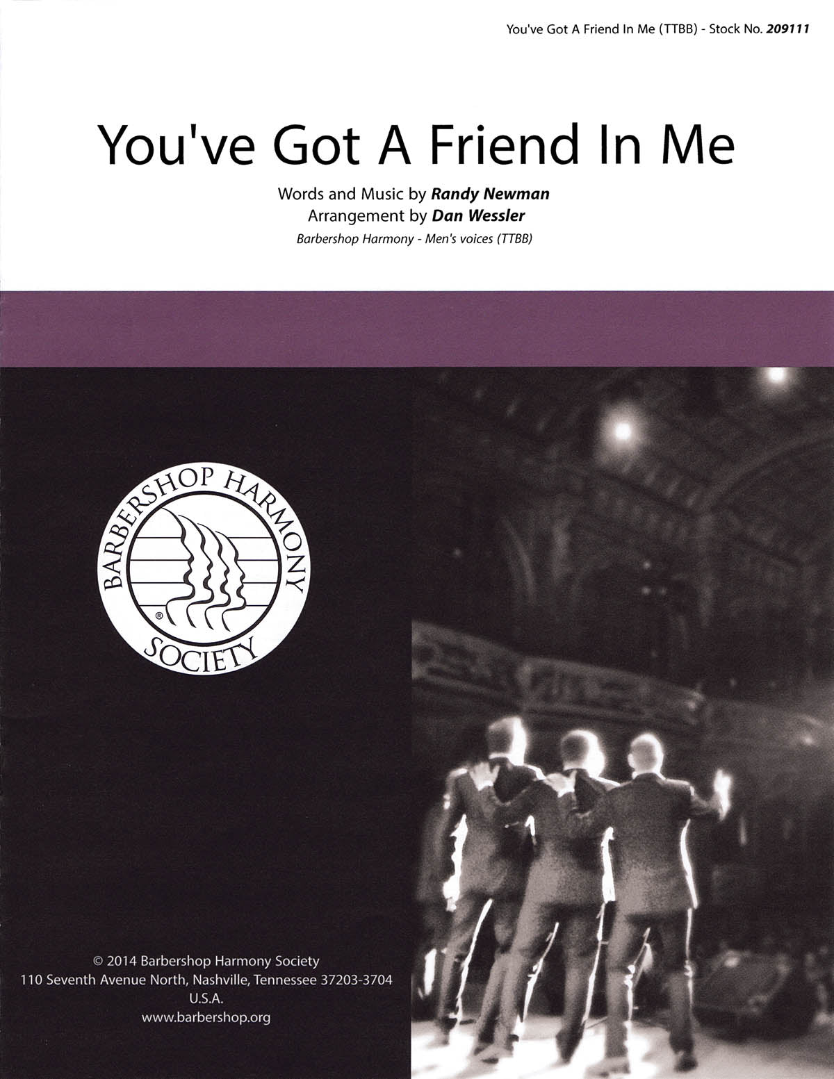 You've Got A Friend In Me (from Toy Story) (arr. Dan Wessler) Sheet Music Preview