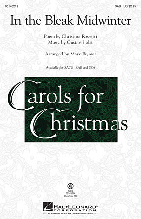 In The Bleak Midwinter Sheet Music Preview