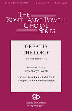 Great Is The Lord Sheet Music Preview