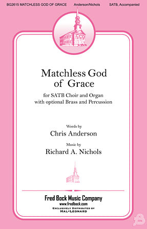 Matchless God Of Grace Sheet Music Preview