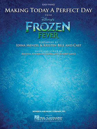 Making Today A Perfect Day (from Frozen Fever) Sheet Music Preview