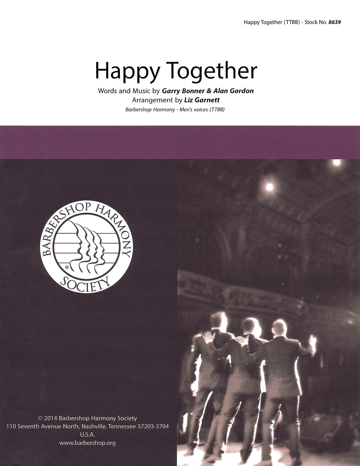 Happy Together (arr. Liz Garnett) Sheet Music Preview