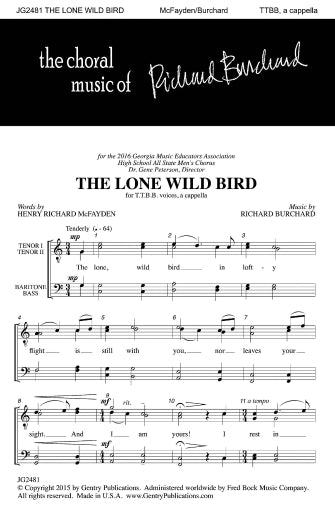 The Lone Wild Bird Sheet Music Preview